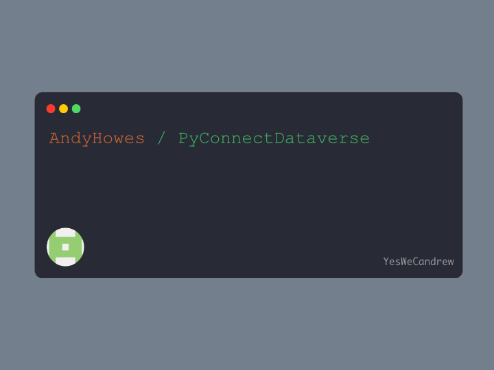 Easily connect to Dataverse/Microsoft Dynamics with Python